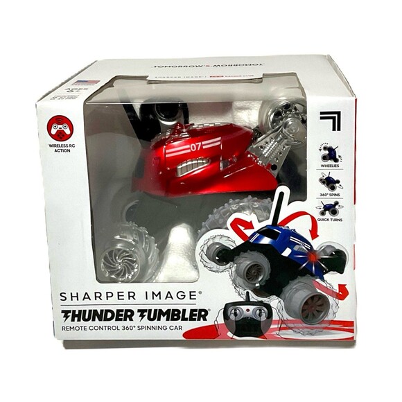 Sharper Image Thunder Tumbler-Remote Control 360 Spinning Car - Picture 1 of 4
